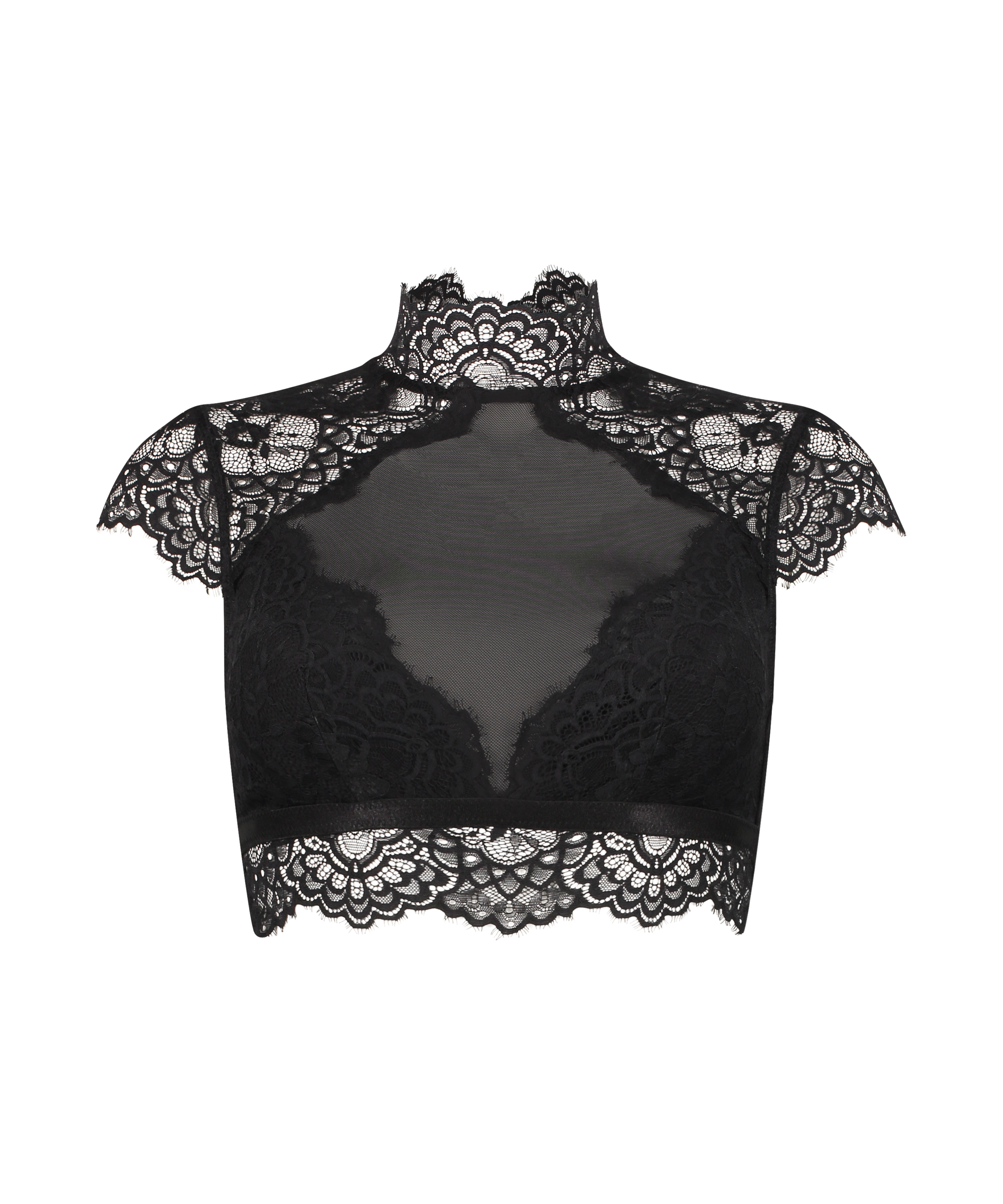 Bralette Marilyn, Noir, main