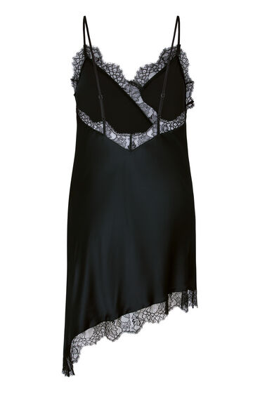 Hunkemöller Slipdress Asymmetric Black