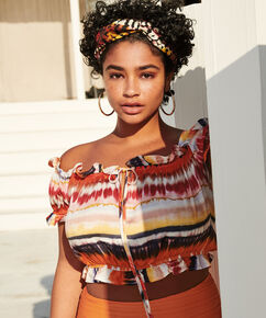 Crop top Daze I AM, Bleu