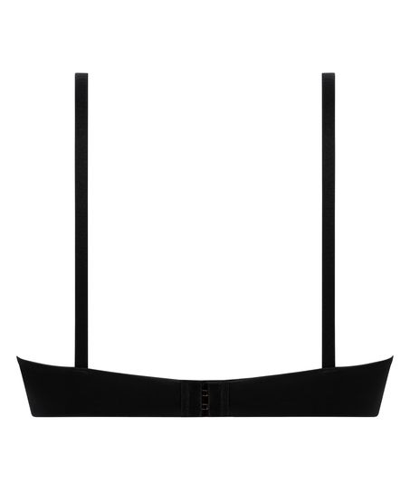 Unwattierter Bügel-BH Alice, Schwarz