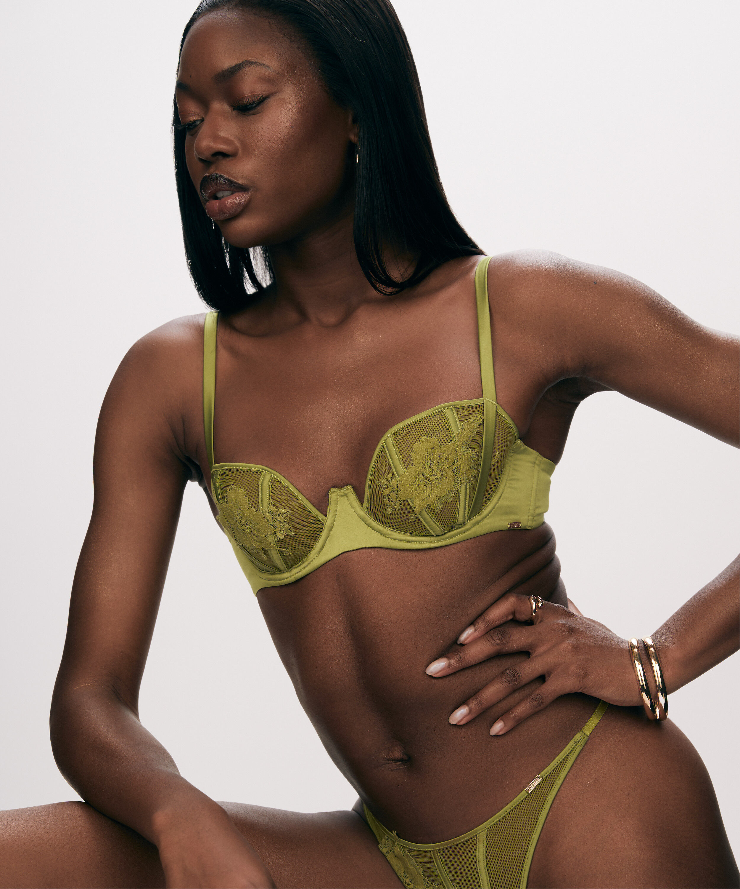 Soutien-gorge &agrave; armatures non-pr&eacute;form&eacute; Ember, Vert