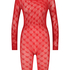 Private Heart Playsuit, Rot