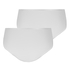 2er-Pack Slips Angie, Weiß