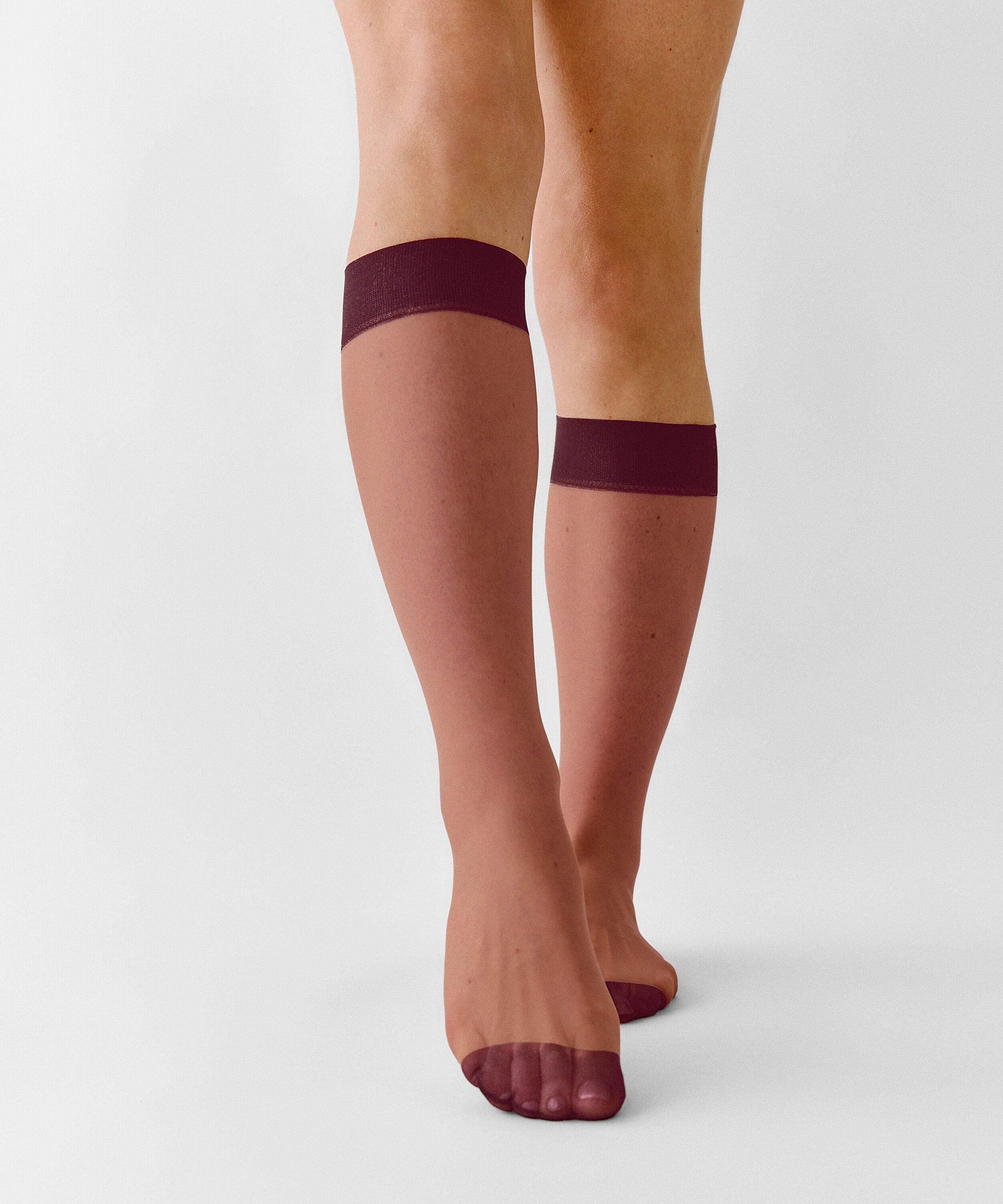 Sheer Socken Back Seam