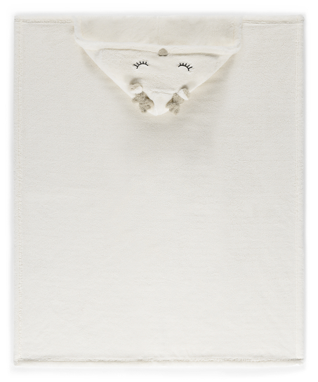 Rentier-Kuscheldecke, Weiß