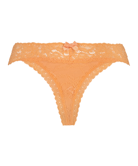Extra Tief sitzender String Madison, Orange