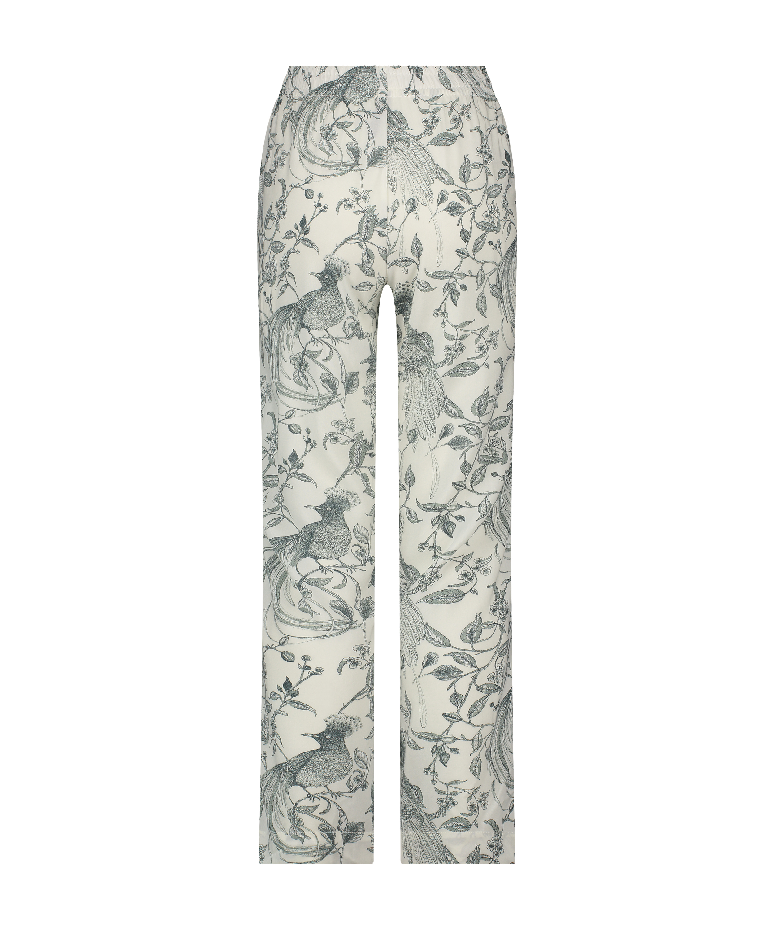 Pantalon de pyjama en Coton, Blanc, main