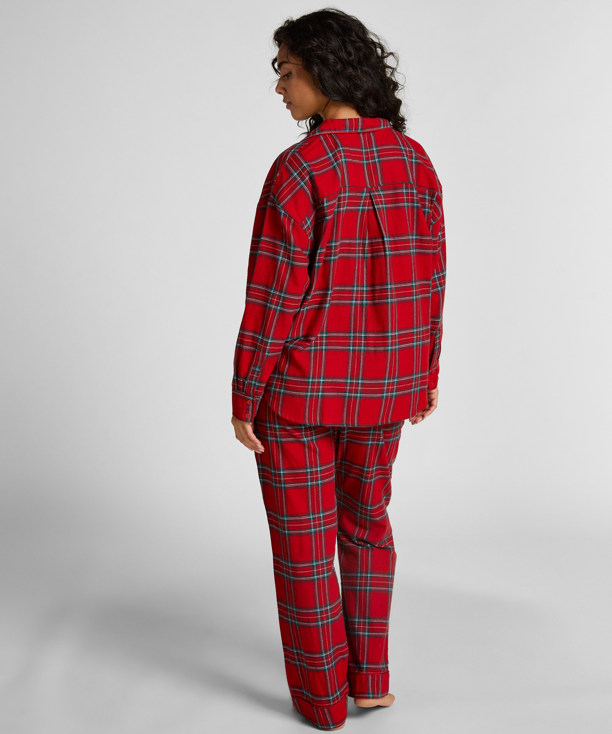 Pantalon de Pyjama Flanel, Rouge, main
