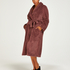 Bademantel Fleece, Lila