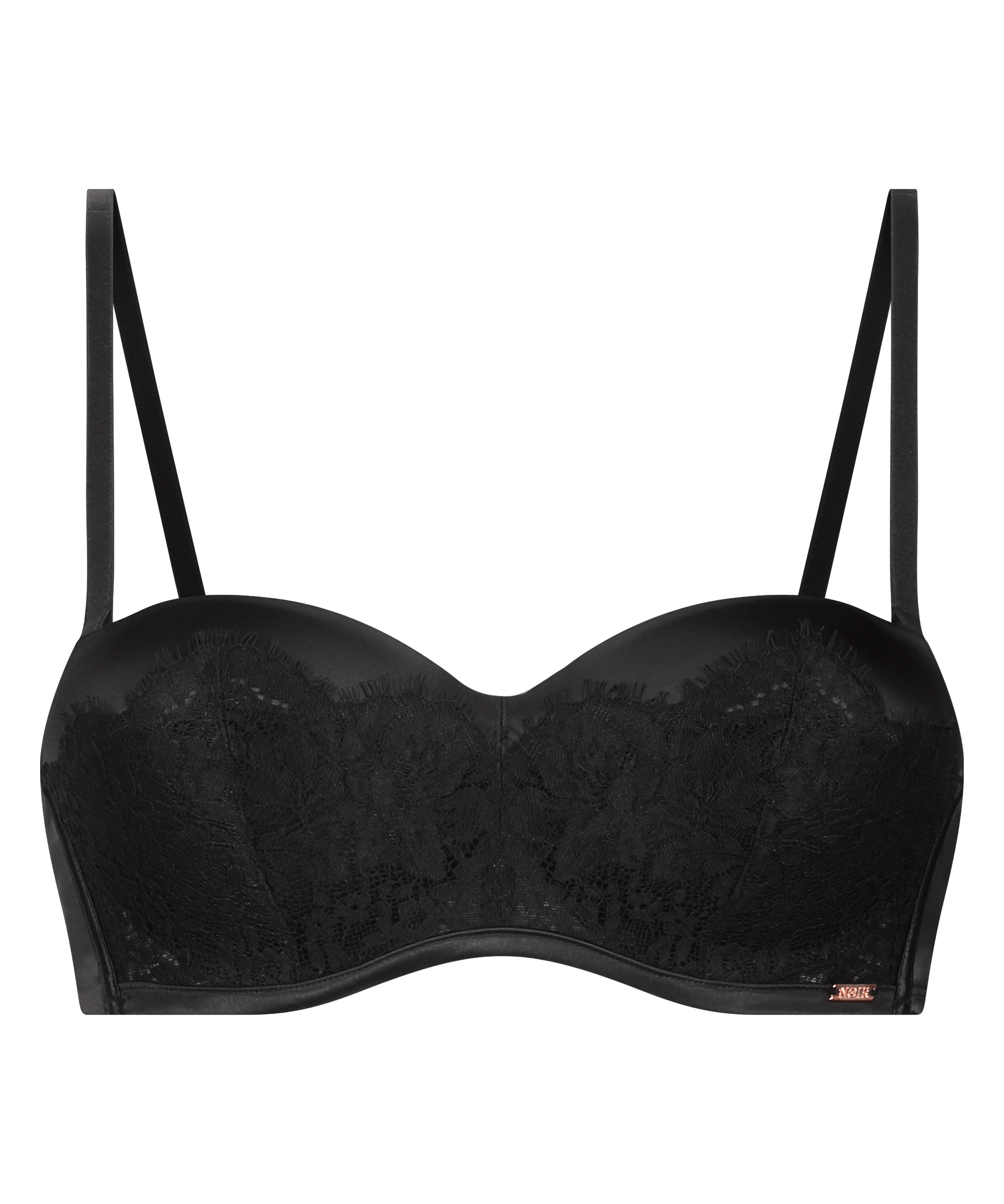 Soutien-gorge à armatures préformé sans bretelles Chalice, Noir, main