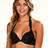 Haut de bikini pr&eacute;form&eacute; push-up Sunset Dream, Noir