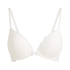 Soutien-gorge à armatures préformé push-up Marine, Blanc