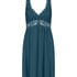 Slipdress Nora Lace, Blau