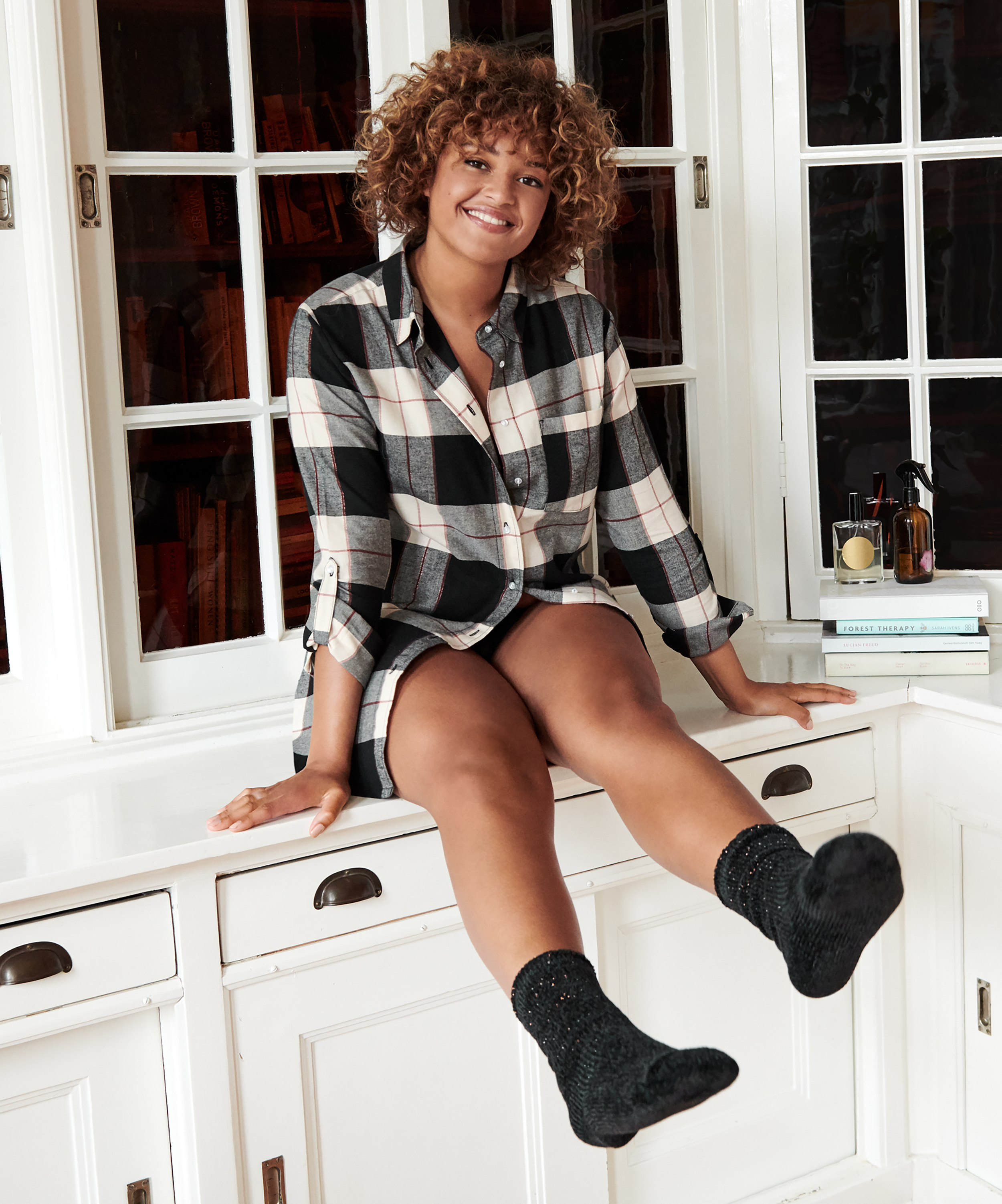 Langärmliges Männershirt, Schwarz, main