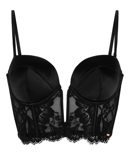 Grace Mini-Bustier, Schwarz