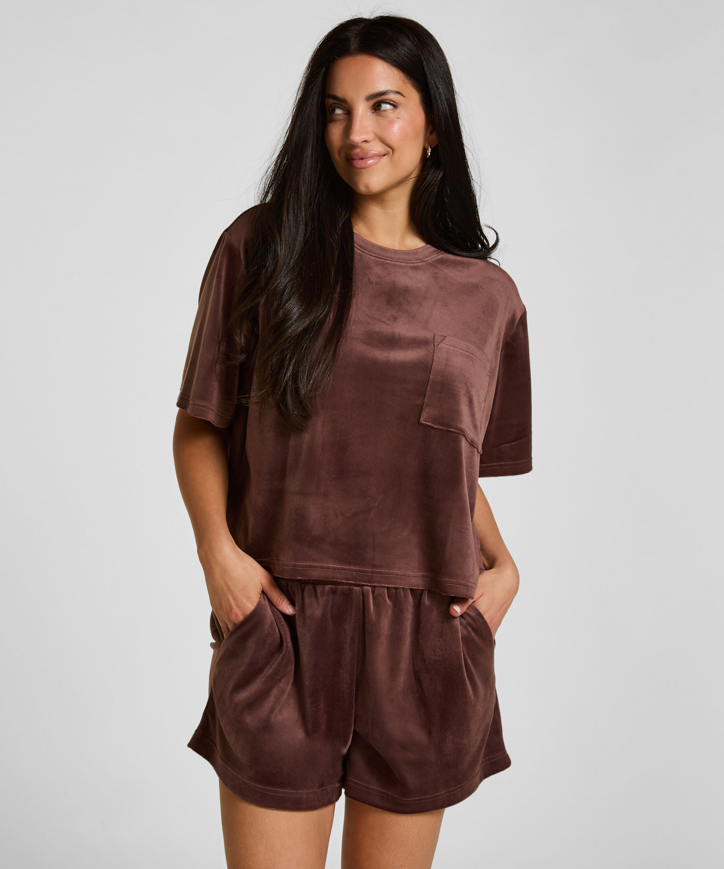Short Velours Pocket, Vert Short Velours Pocket, Vert