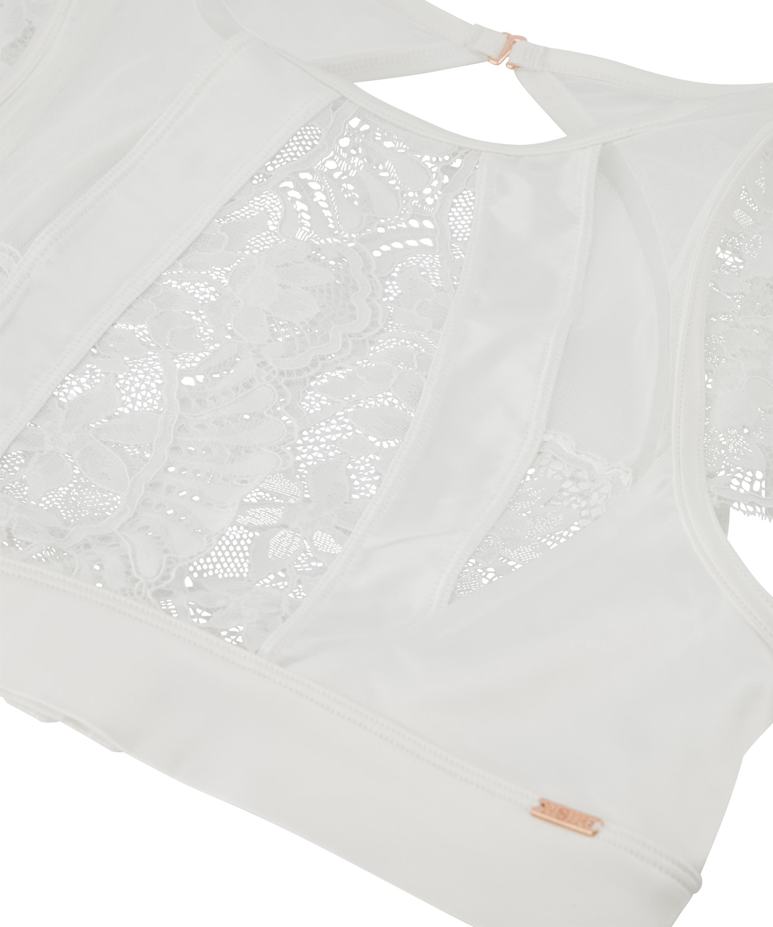 Brassière Indigo, Blanc, main