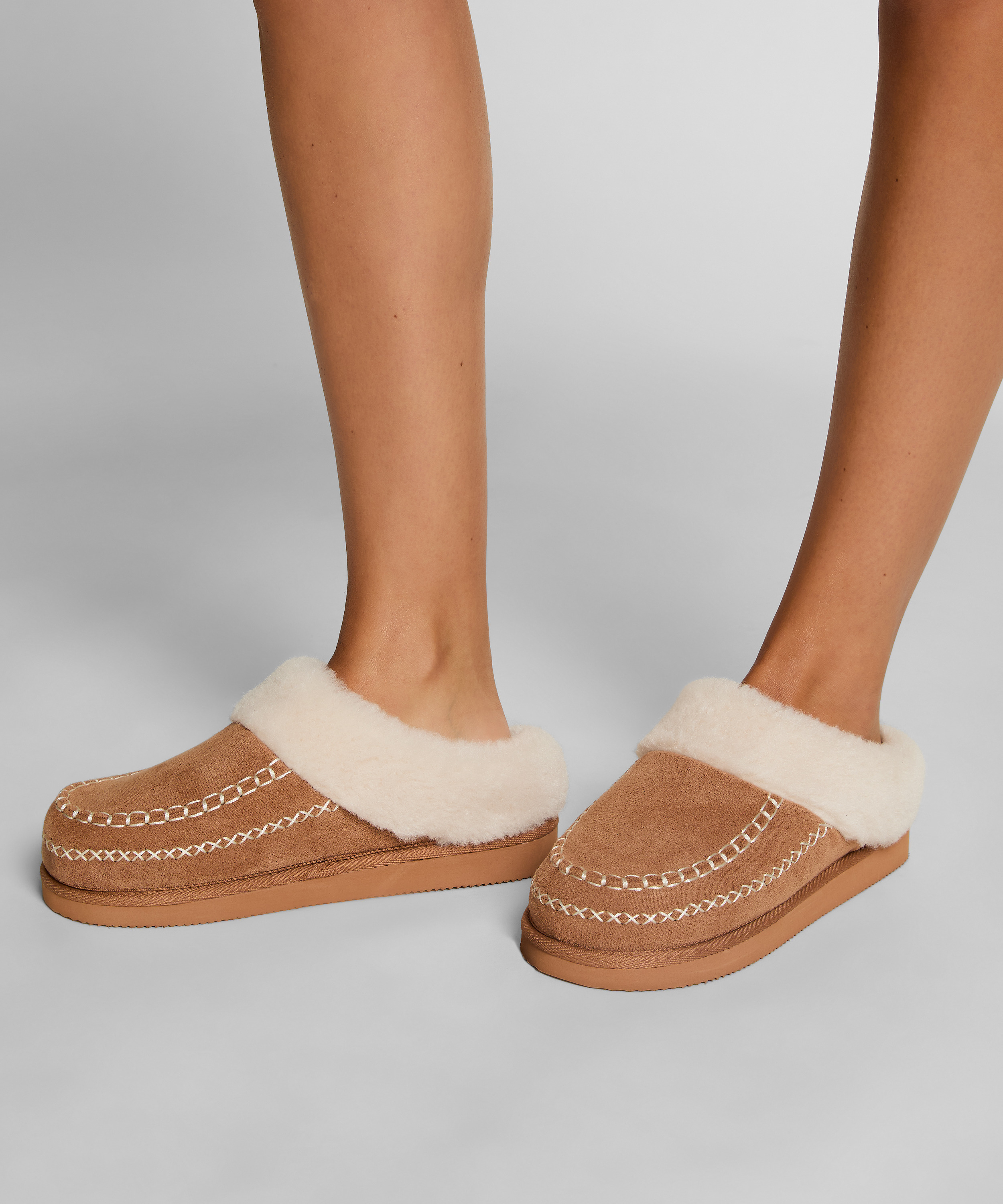 Hausschuhe Iggy, Braun, main