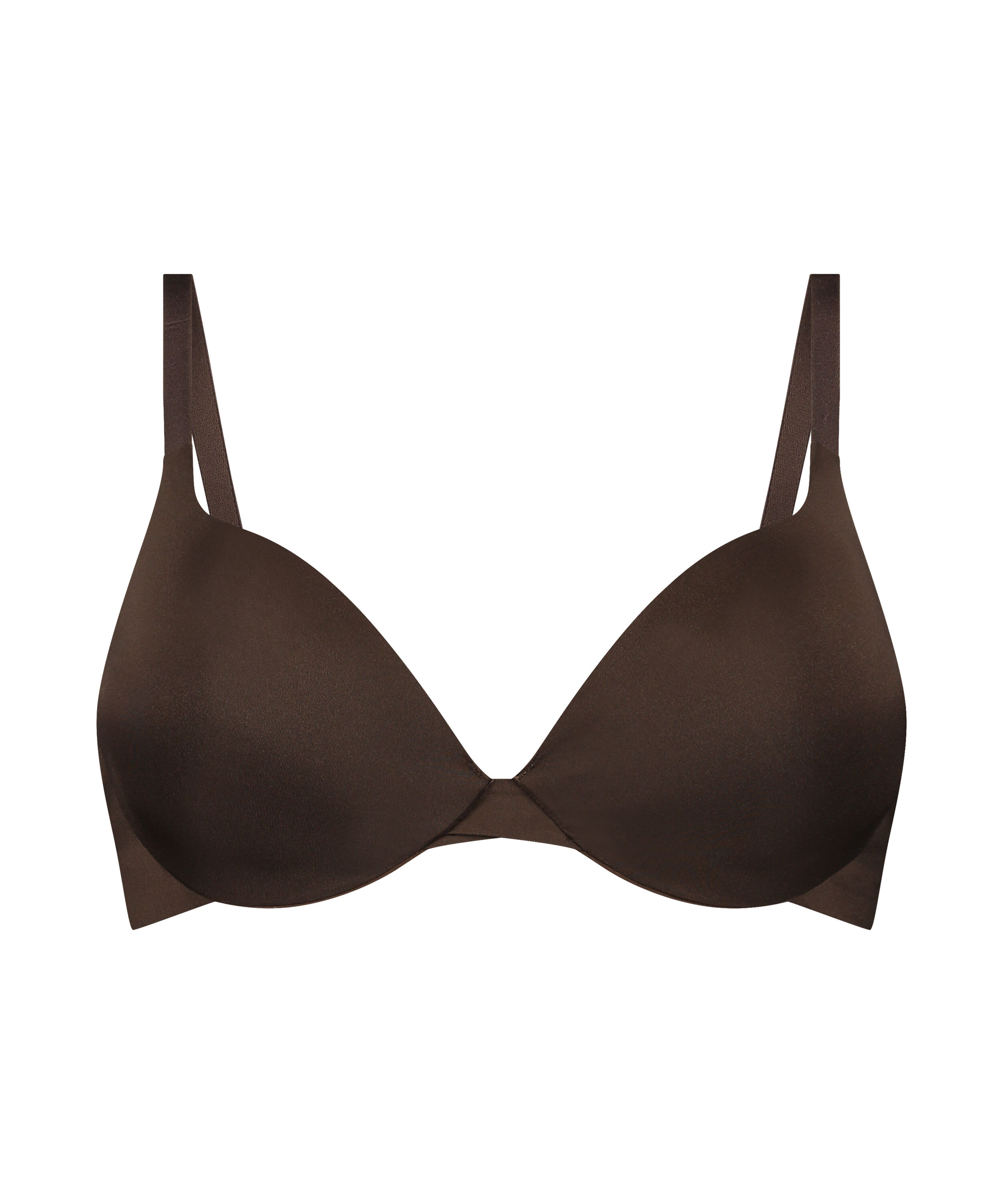 Vorgeformter Push-Up-B&uuml;gel-BH Smooth, Braun