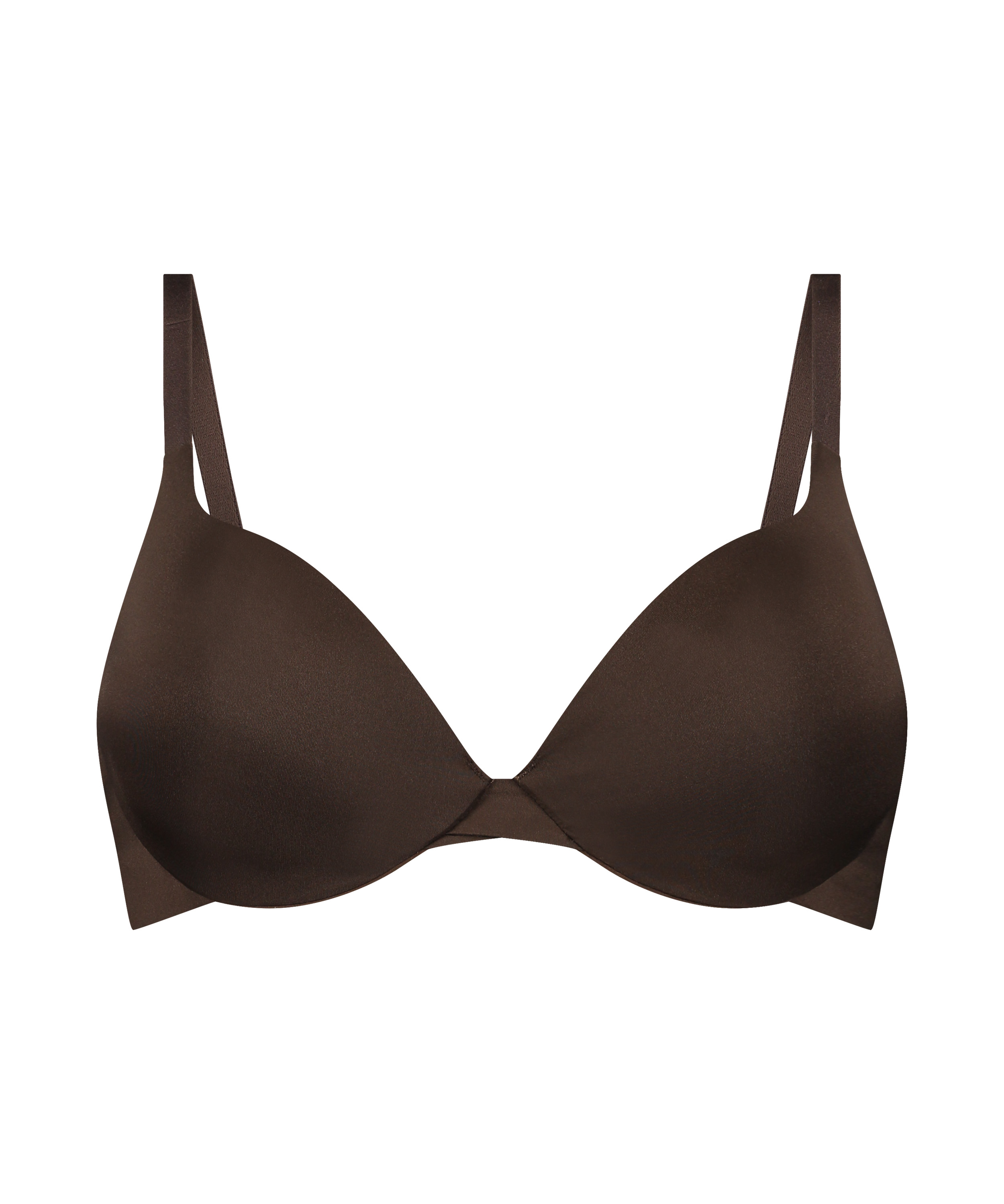 Soutien-gorge à armatures préformé push-up Smooth, Marron, main