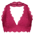 Bralette Halter Lace, Rose