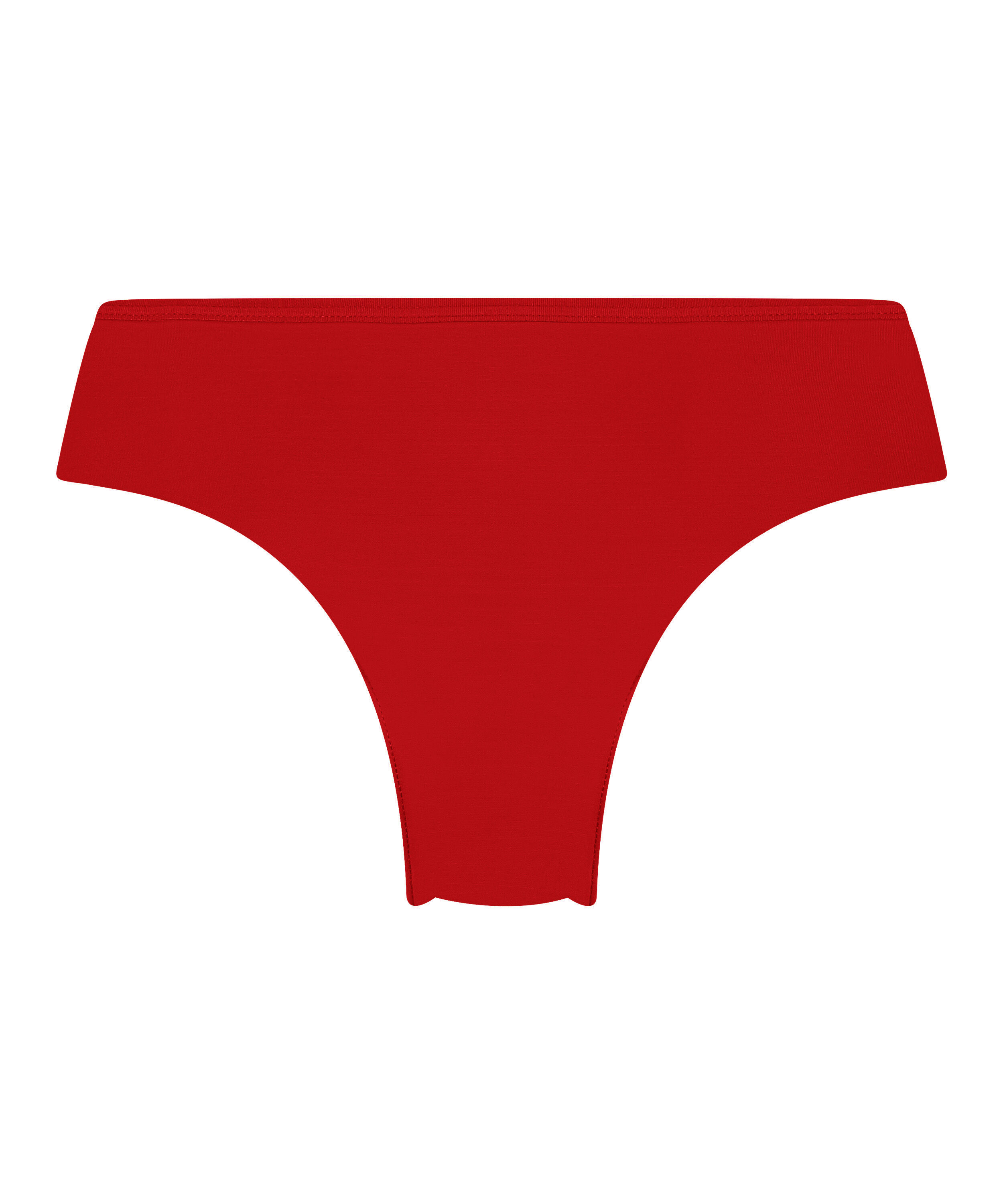 Slip br&eacute;silien Invisible Lace Back, Rouge