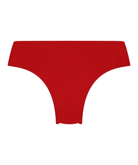 Slip brésilien Invisible Lace Back, Rouge