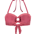 Haut de bikini bandeau Lanai, Rose