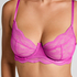 Soutien-gorge non-rembourr&eacute; &agrave; armatures Isabelle, Violet