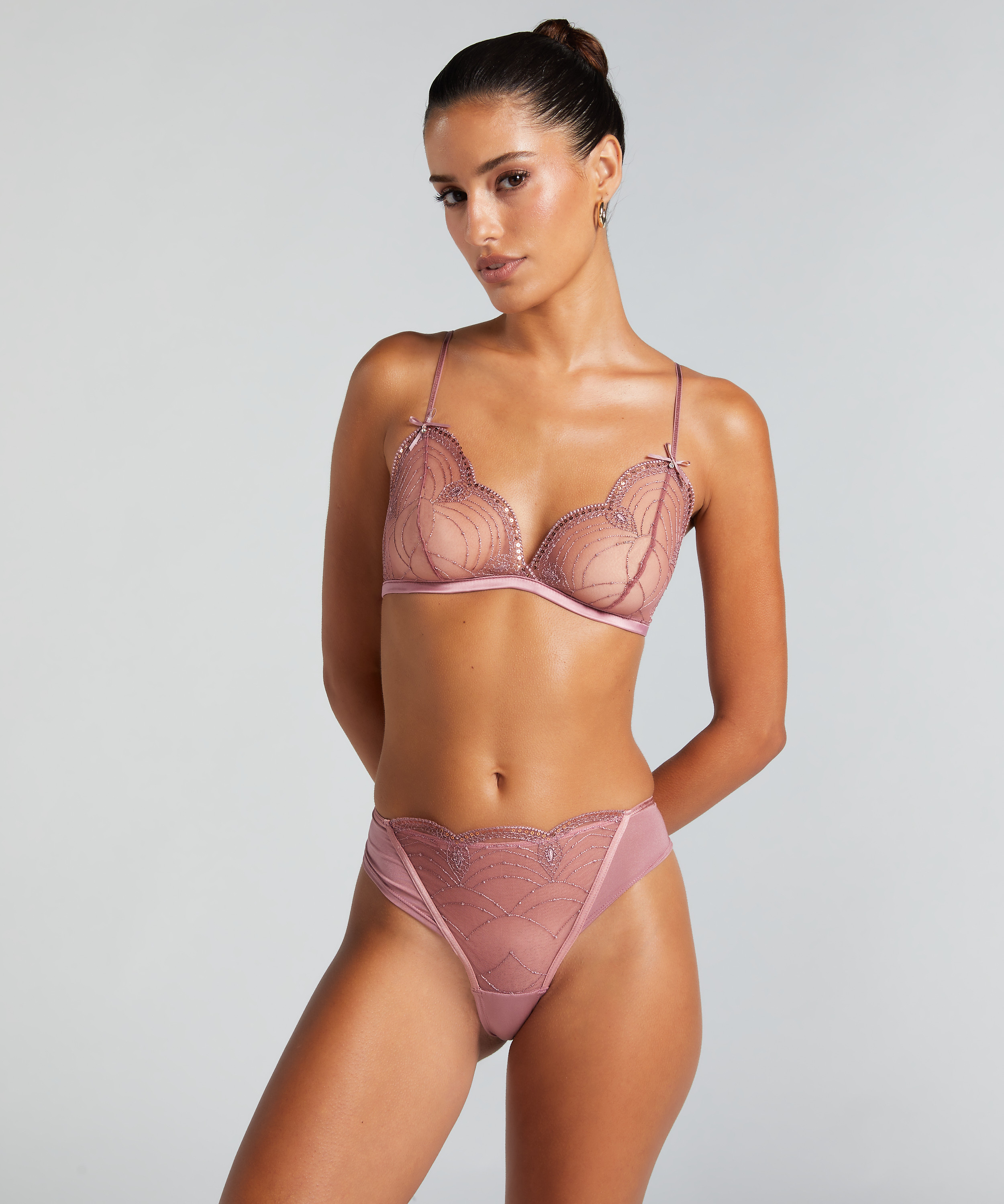 Bralette Ruby, Rose, main