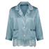 Pyjamajacke aus Seide, Blau