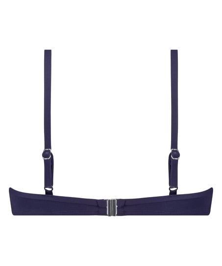 Haut de bikini préformé à armatures Scallop, Bleu