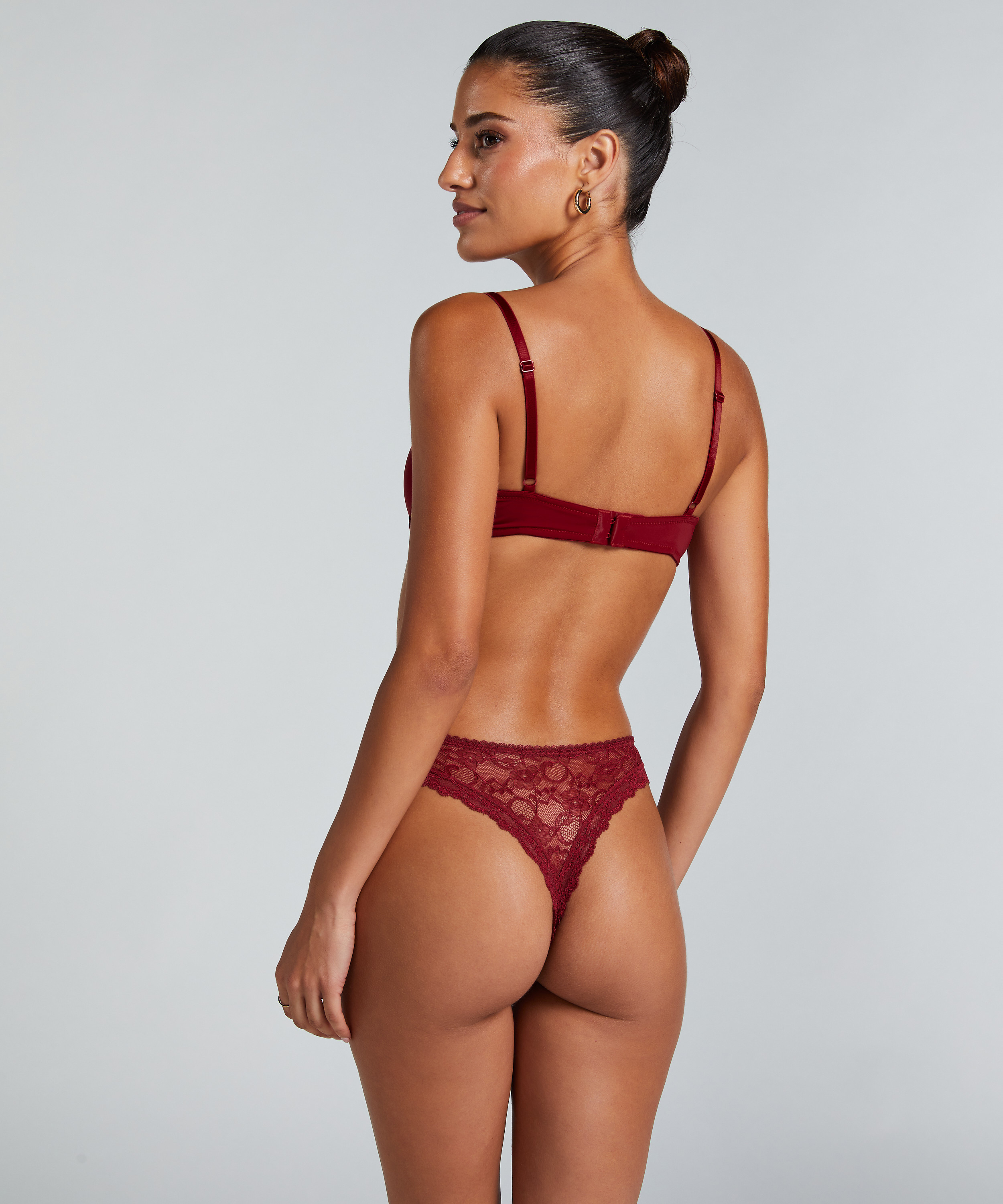 Hoher Mini-Brazilian Riley, Rot, main