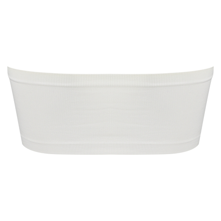 Top bandeau Seamless, Blanc