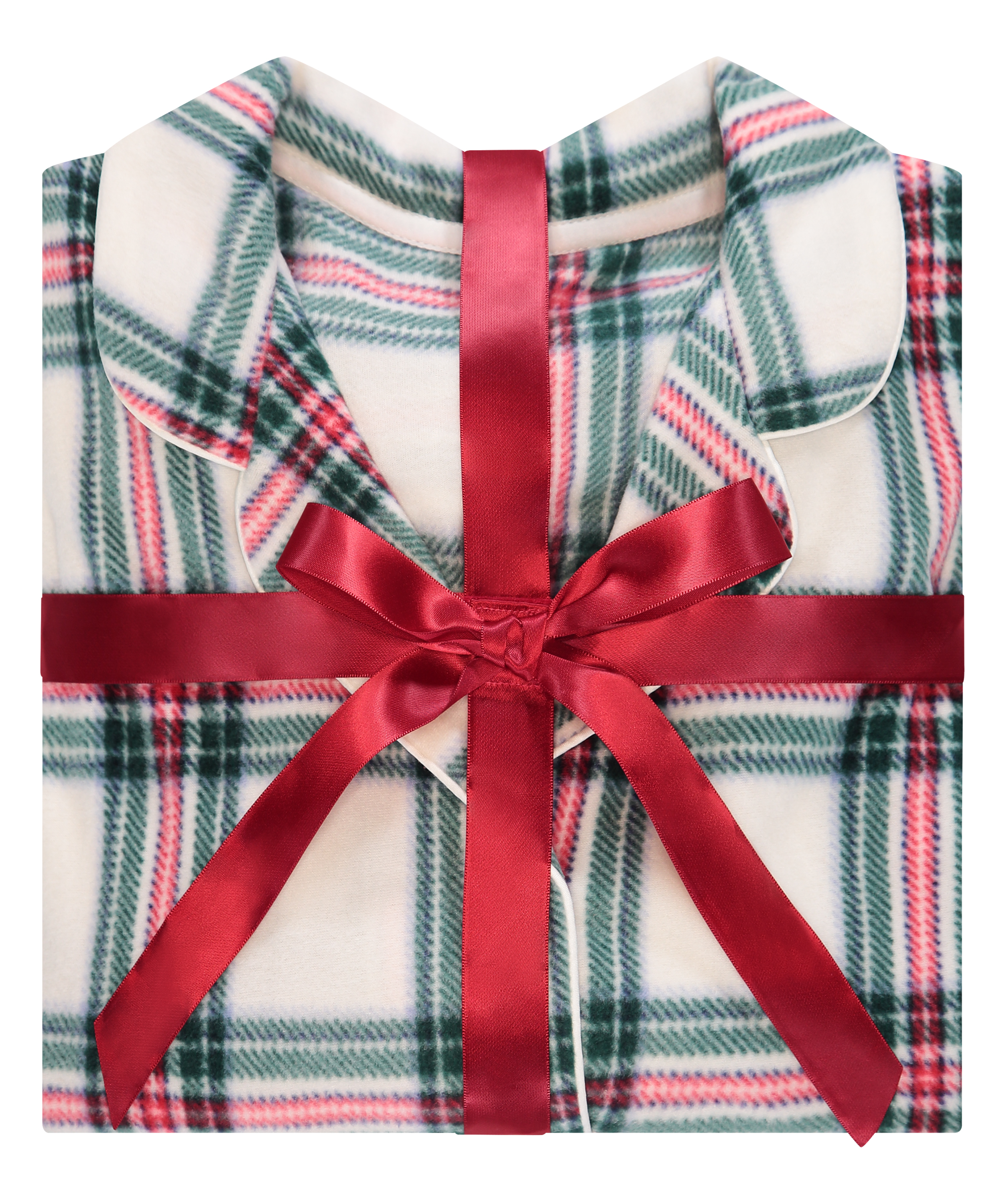 Pyjamaset Fleece, Weiß, main