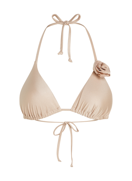 Haut de bikini Lima, Beige