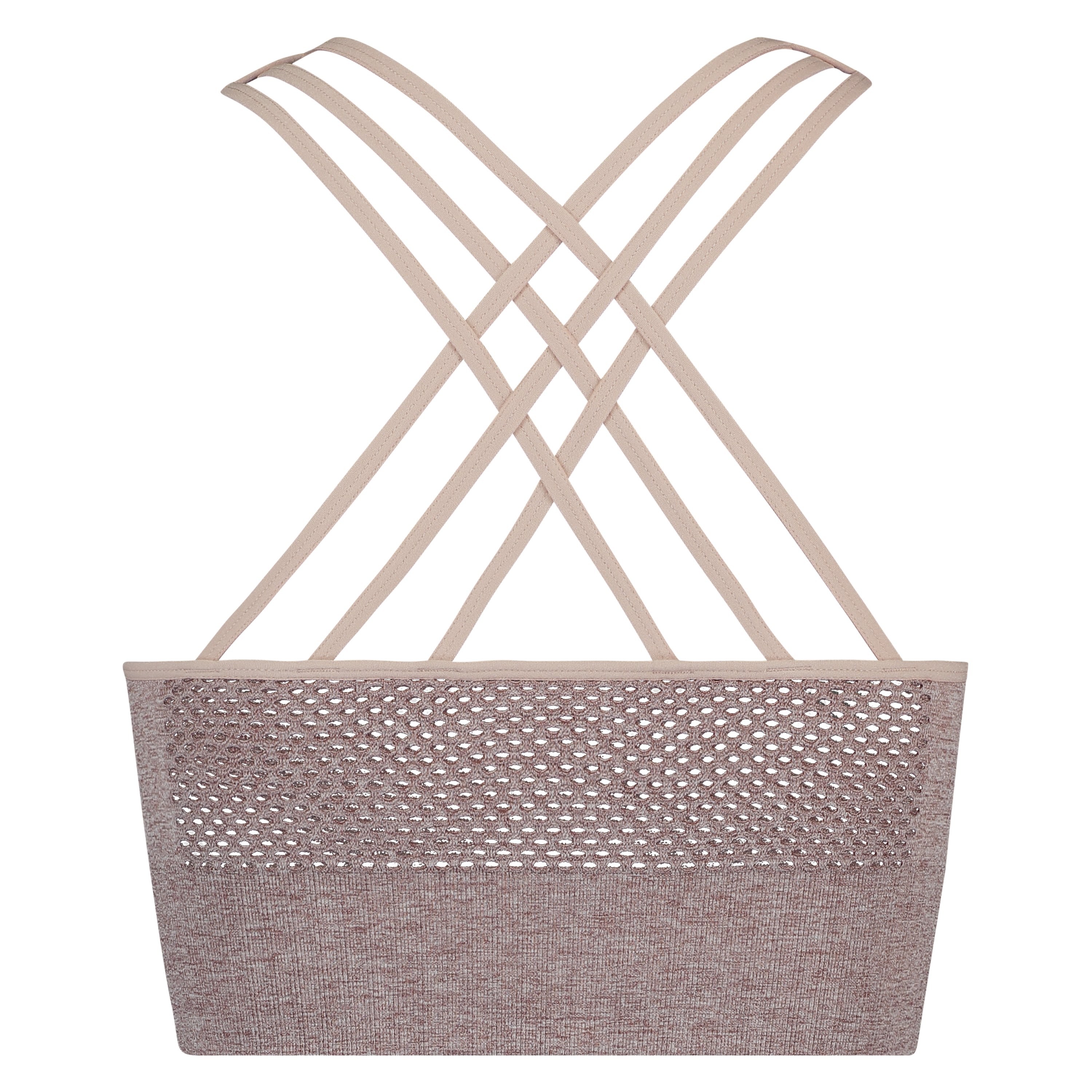 HKMX Sport-BH mit hohem Ausschnitt Level 2 in Ombre-Print, Rose, main