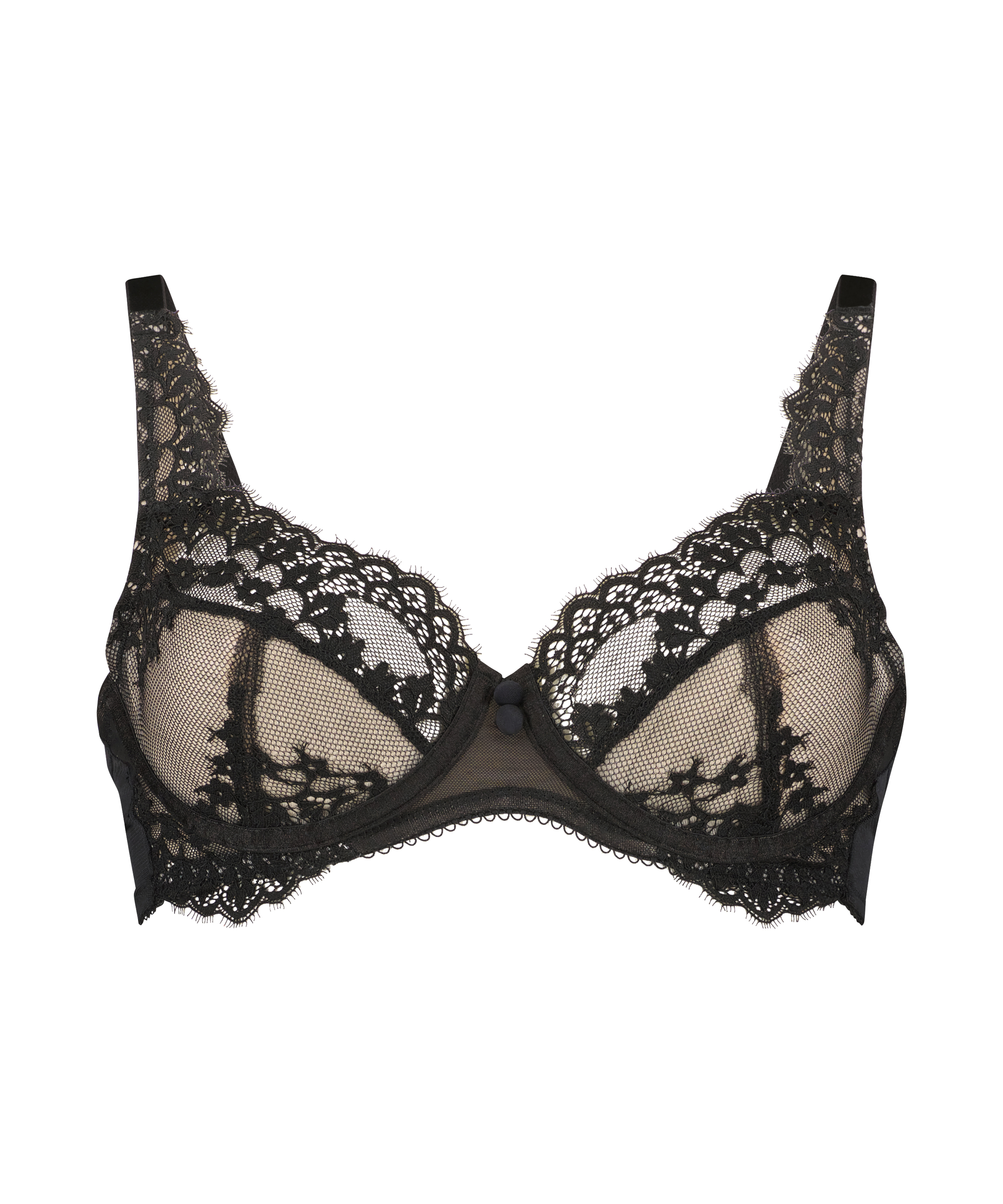 Soutien-gorge &agrave; armatures non-pr&eacute;form&eacute; Daisy, Noir, main