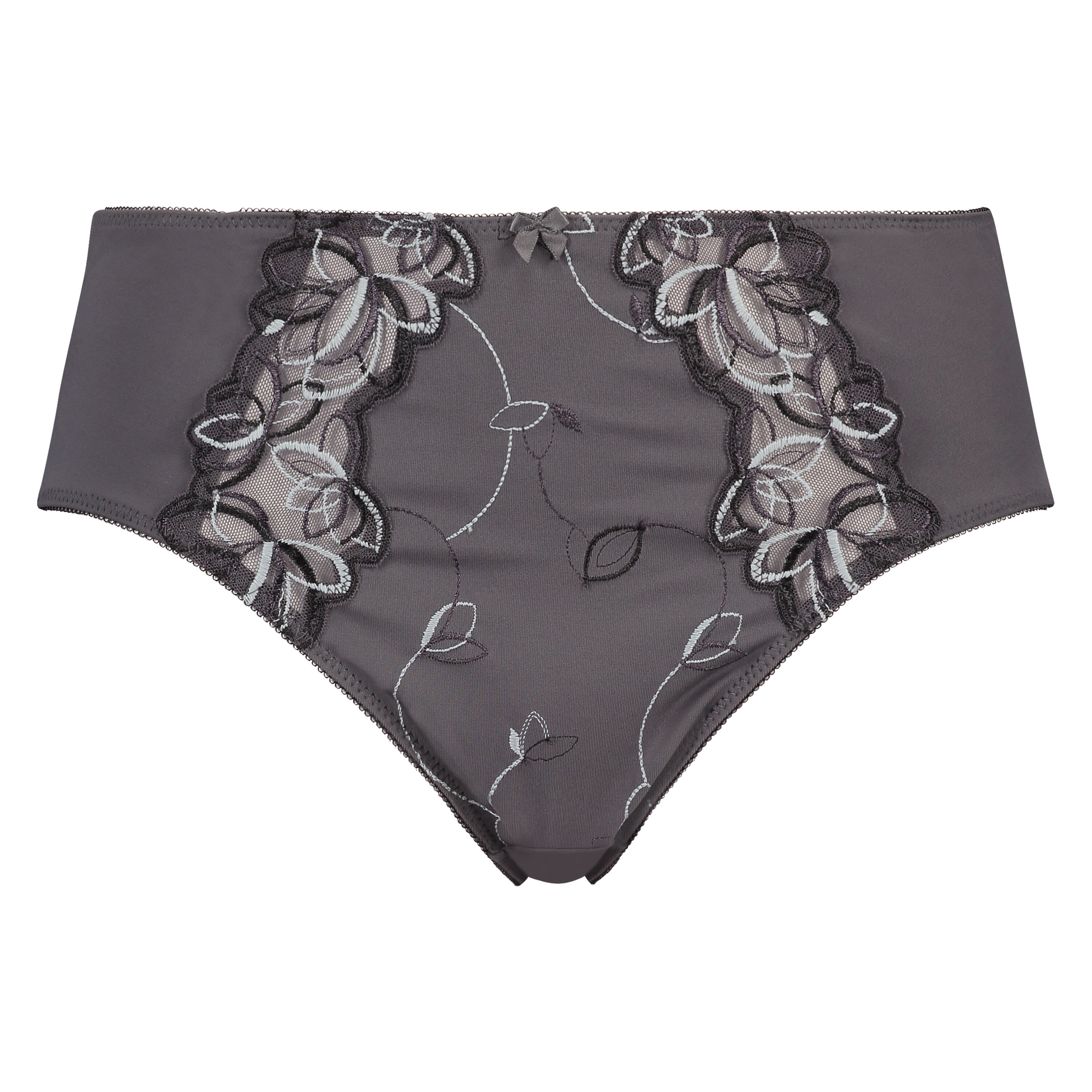 Hochgeschnittener Slip Diva, Grau