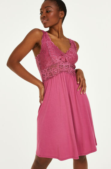 Hunkemöller Slipdress Nora Lace Rose