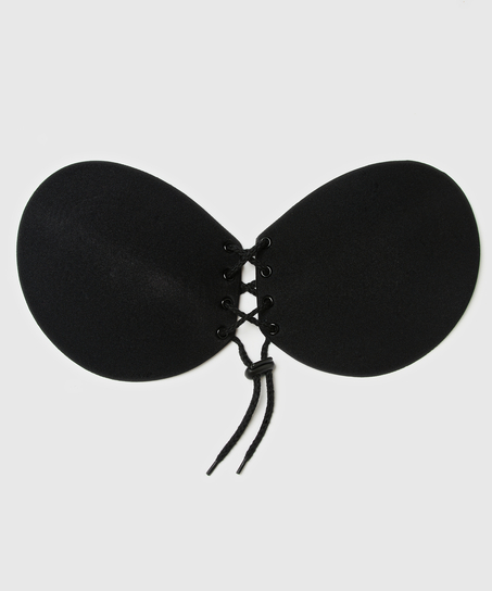 Soutien-gorge adhésif push-up, Noir