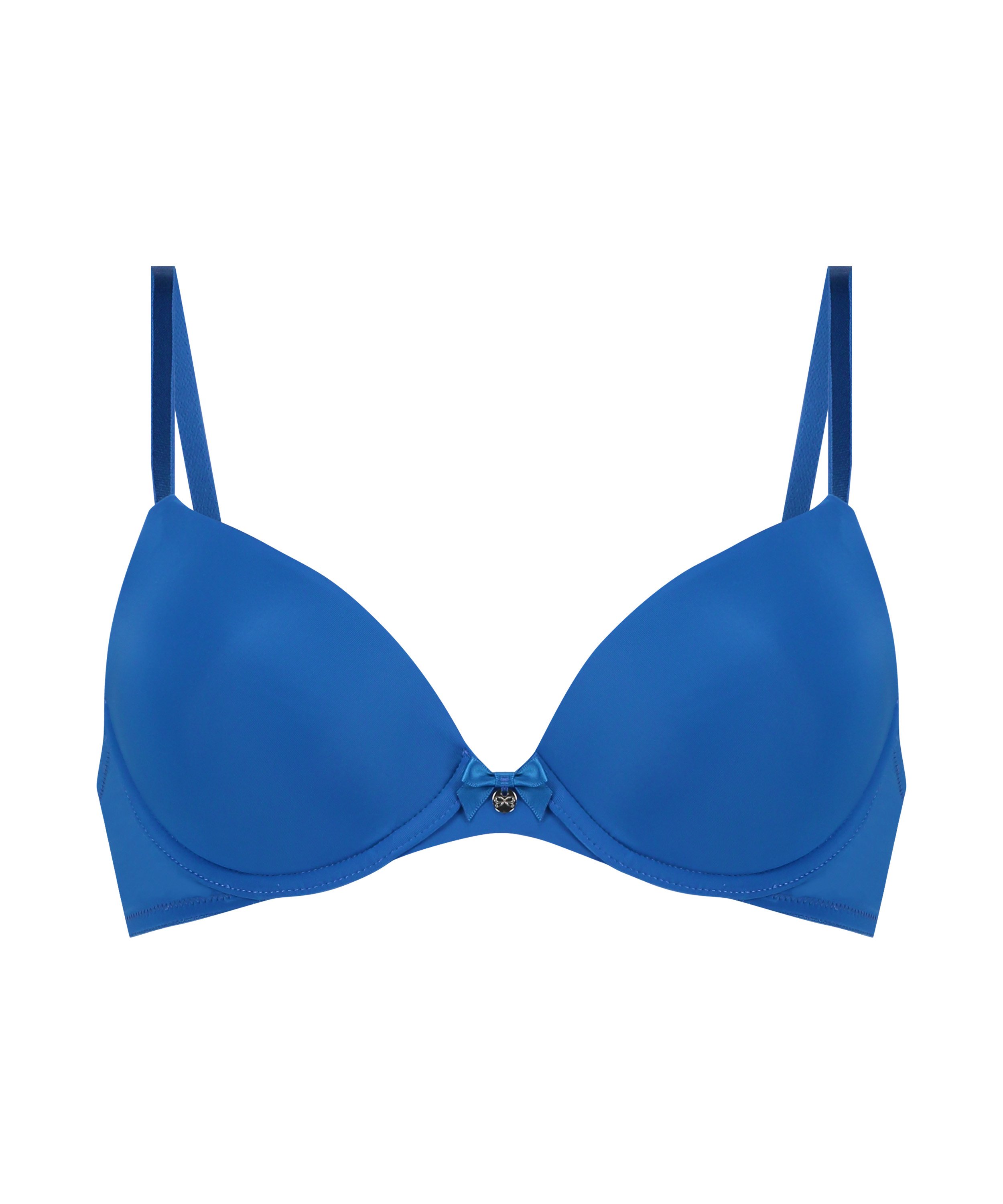 Soutien-gorge à armatures préformé Plunge, Bleu, main