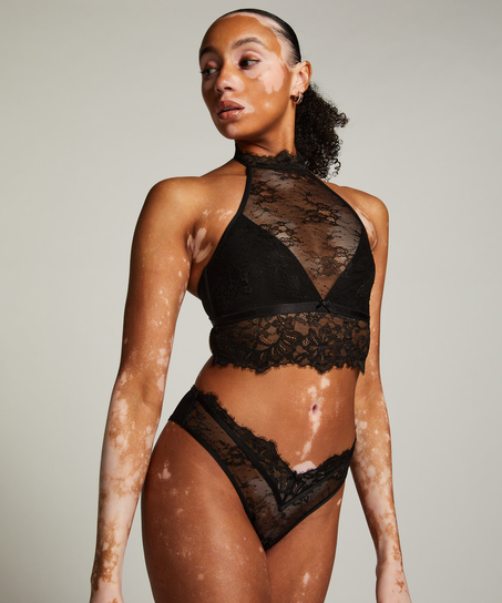 Slip brésilien Sarah, Noir