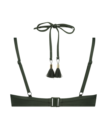 Vorgeformtes B&uuml;gel-Bikinitop Scallop Glam, Gr&uuml;n