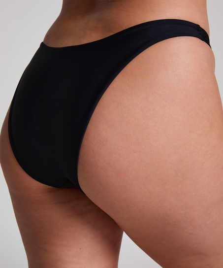 Slip de Bikini &Eacute;chancr&eacute;s Luna, Noir