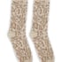 Socken flauschig, Beige