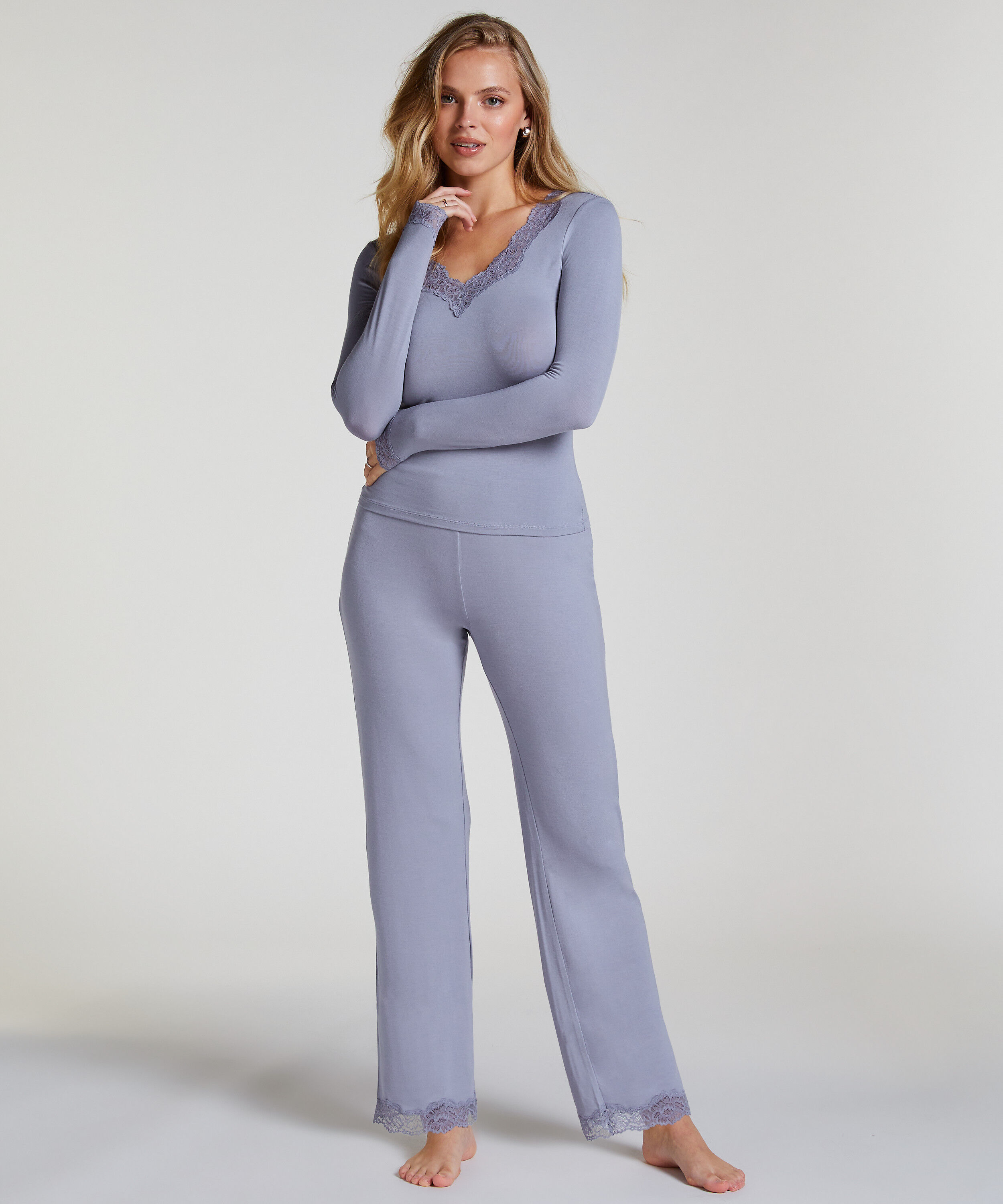 Pyjama-Set, Lila