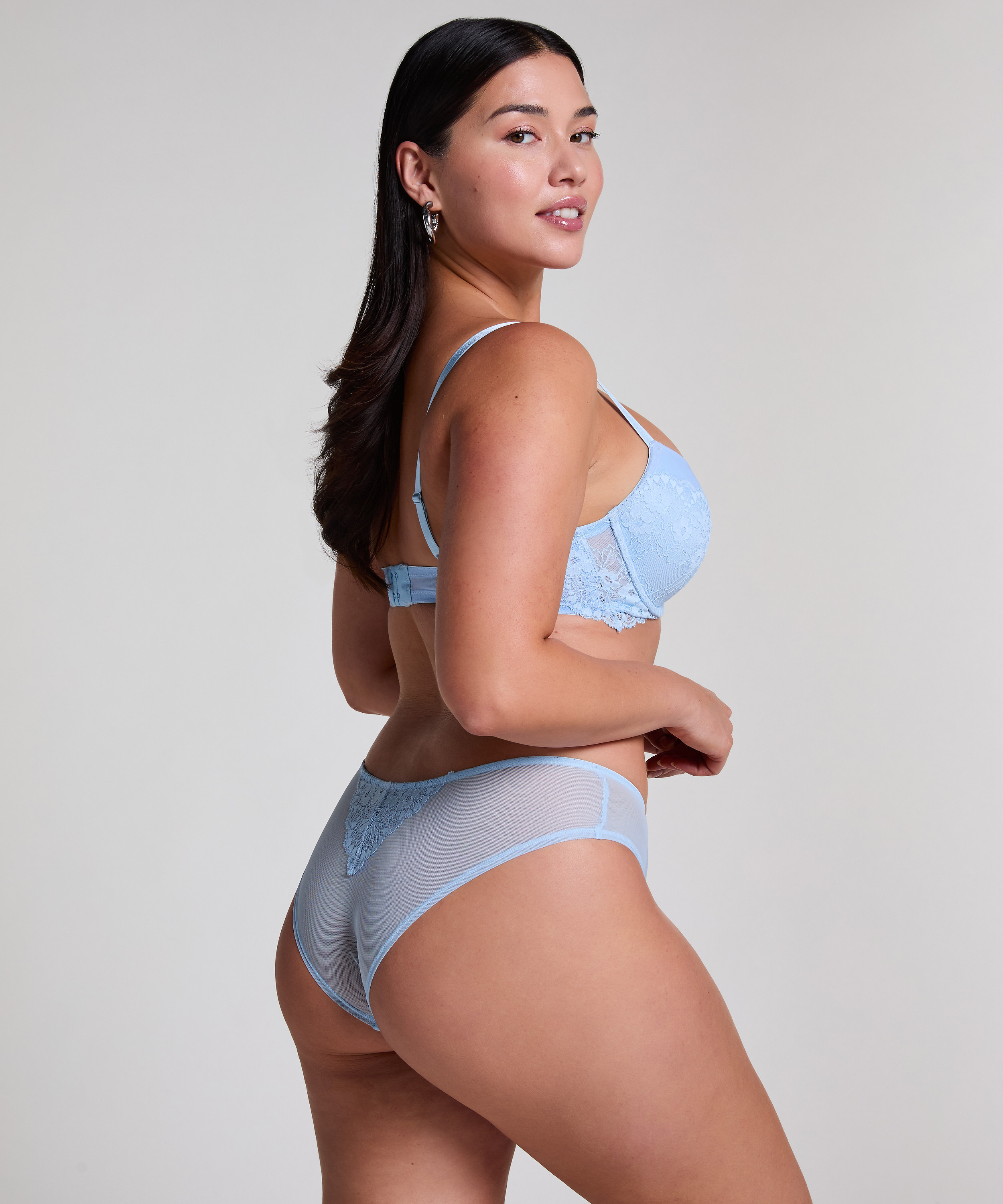 Soutien-gorge à armatures préformé Cherry, Bleu, main