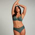 Slip taille haute Sophie, Vert