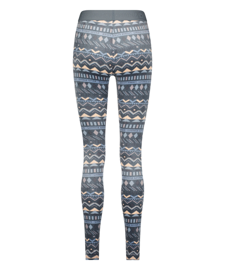 Legging Velours, Bleu